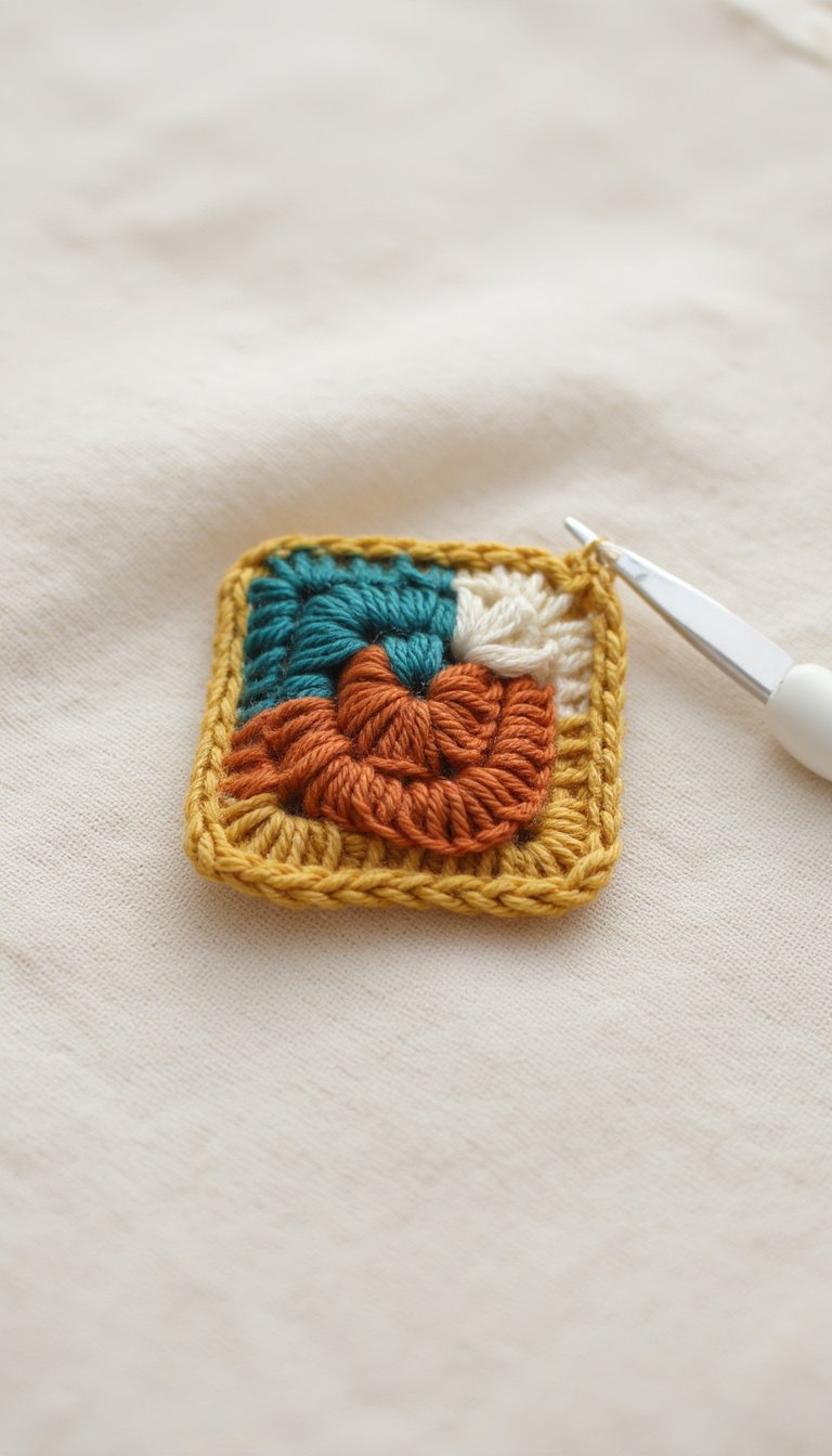 4. Micro Granny Squares