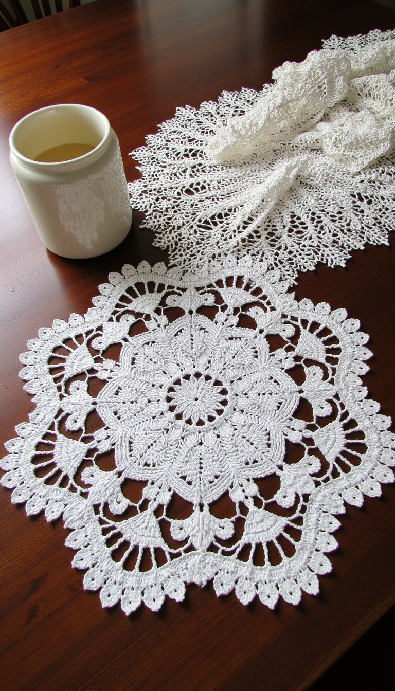 13. An Heirloom Doily or Table Runner