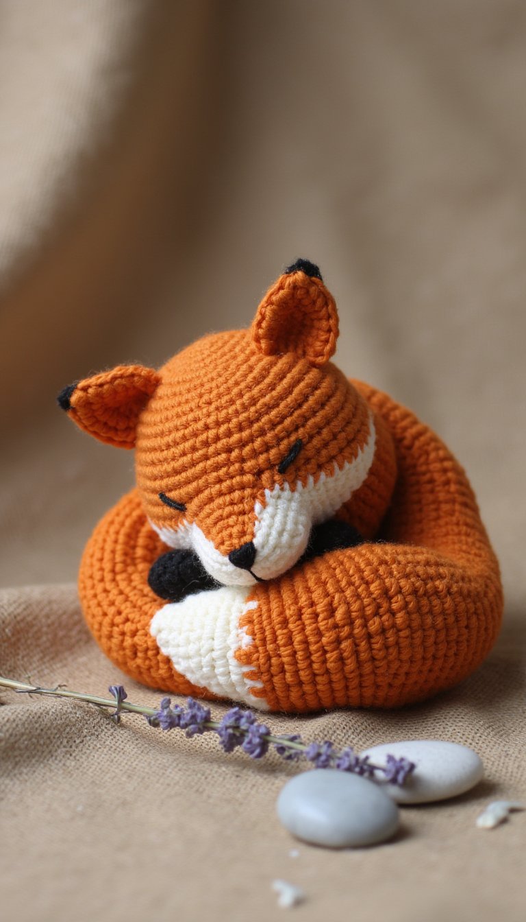 3. The Cozy Sleeping Fox
