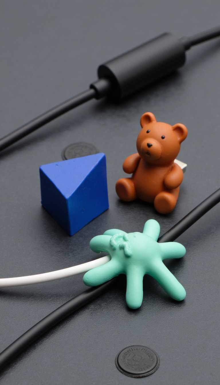 16. Customizable Cable Management Clips