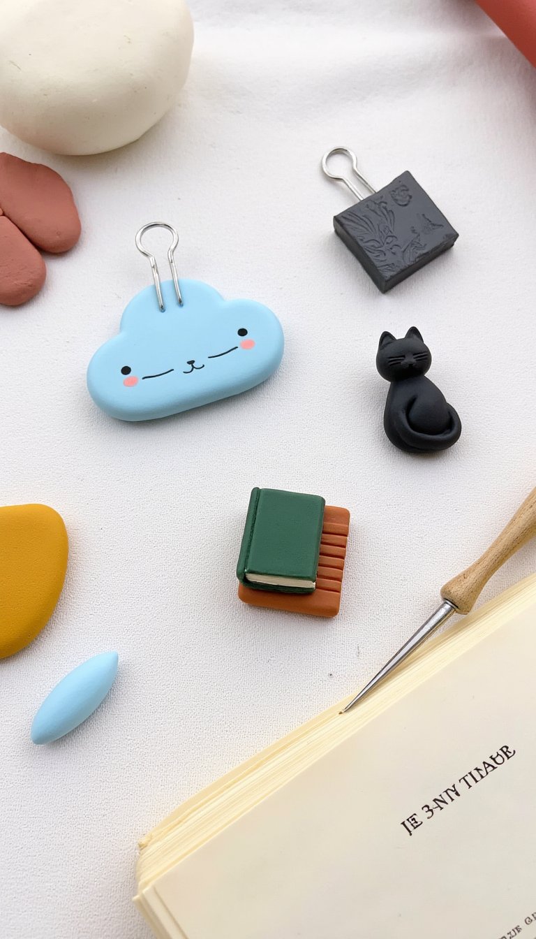 16. Hand-Lettered Bookmark Toppers