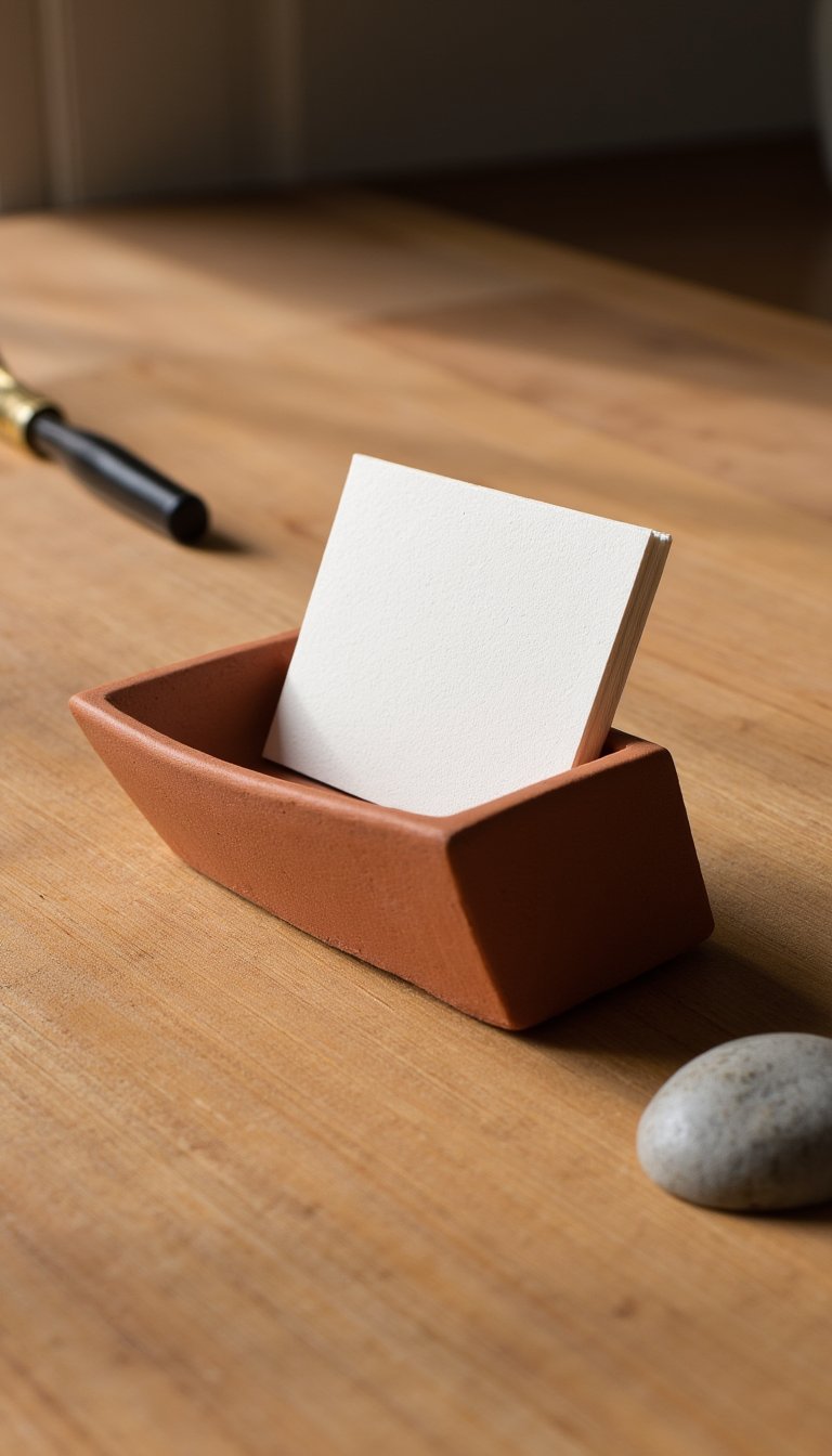17. Custom Business Card Holder