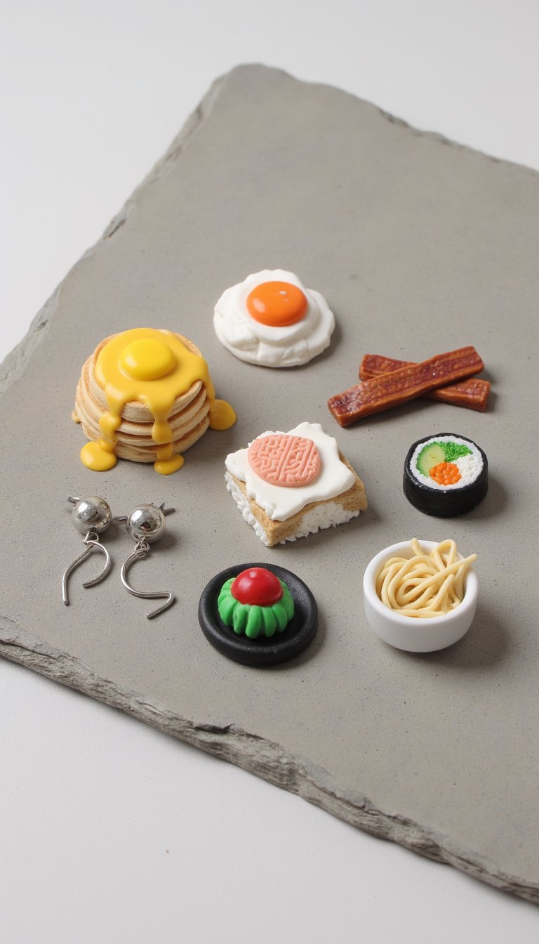 6. Miniature Food Charms