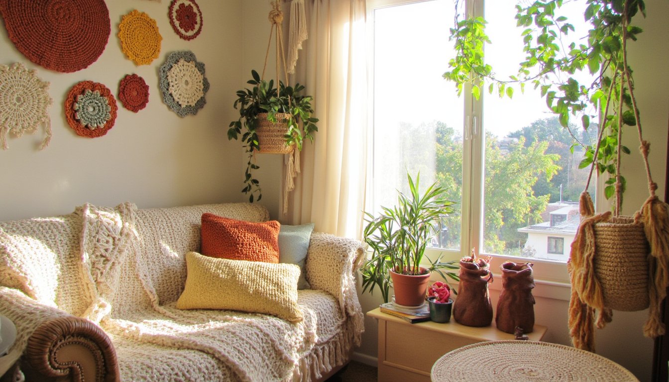 22 Crochet Room Decor Ideas to Turn Your Home Into a Cozy Haven ...