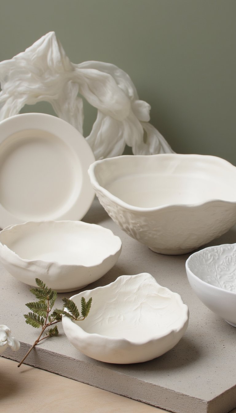 1. Organic Edge Ring Dishes