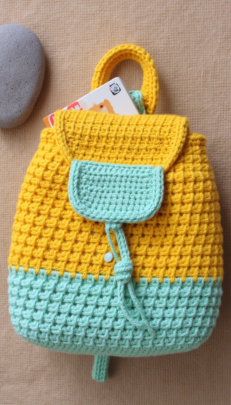 7. DIY Crochet Backpacks for Tiny Explorers