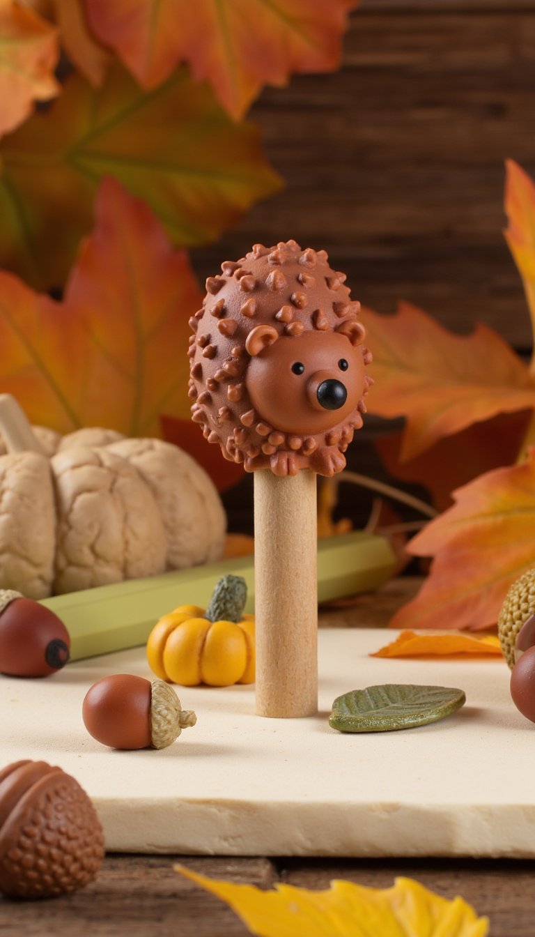 13. Hedgehog Pen Topper
