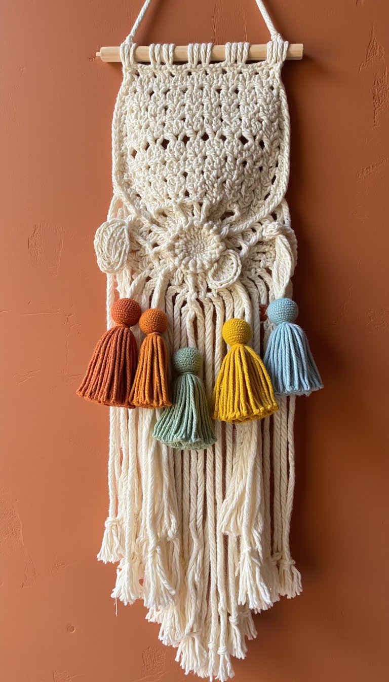 13. Boho Wall Hanging/Tassels