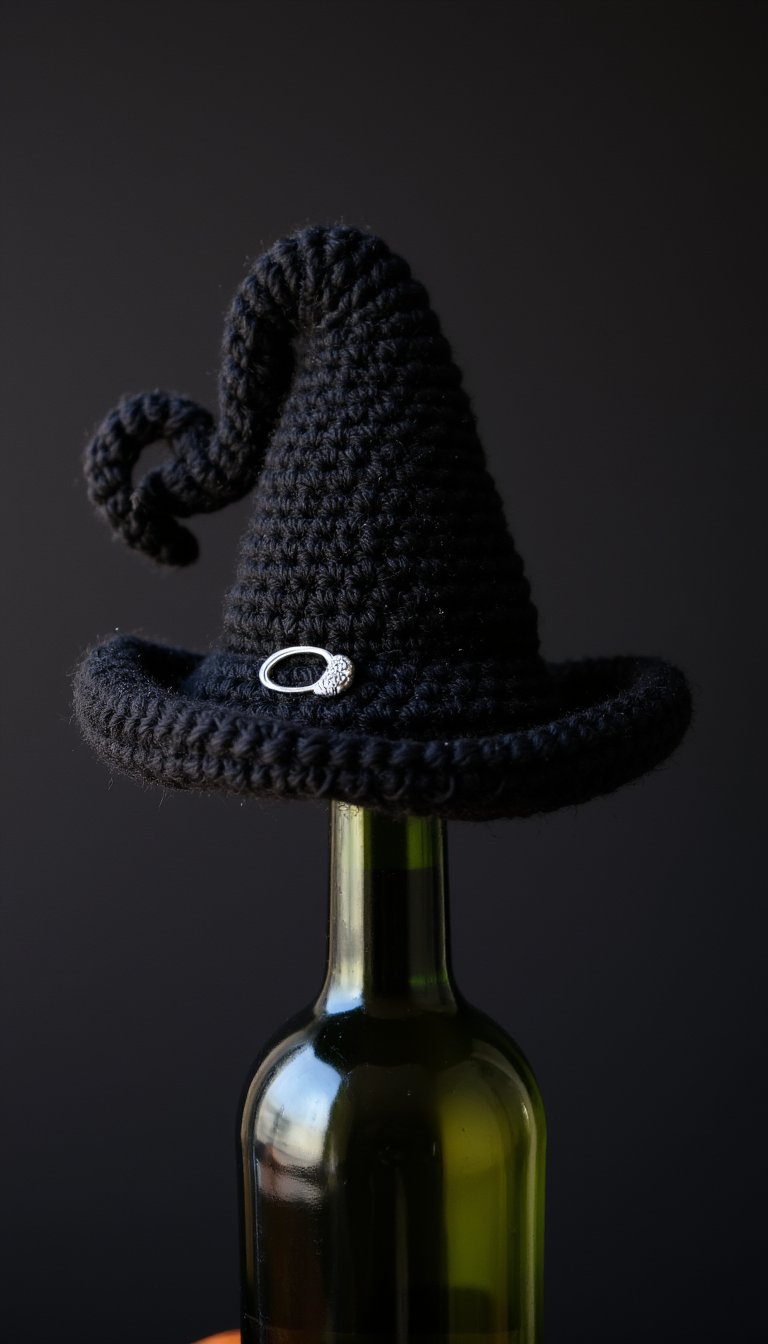 9. Witch Hat for Your Wine Bottle