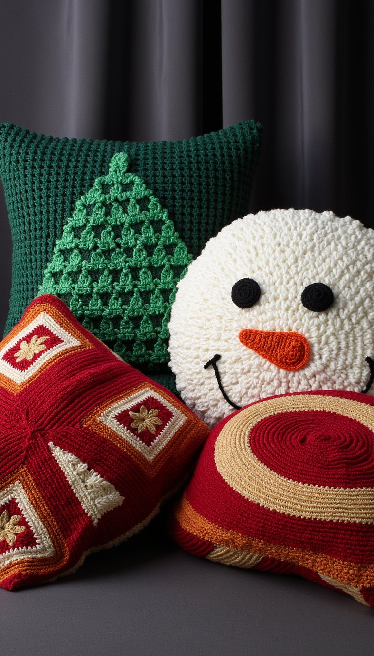 13. Cozy Christmas Couch Pillow Covers