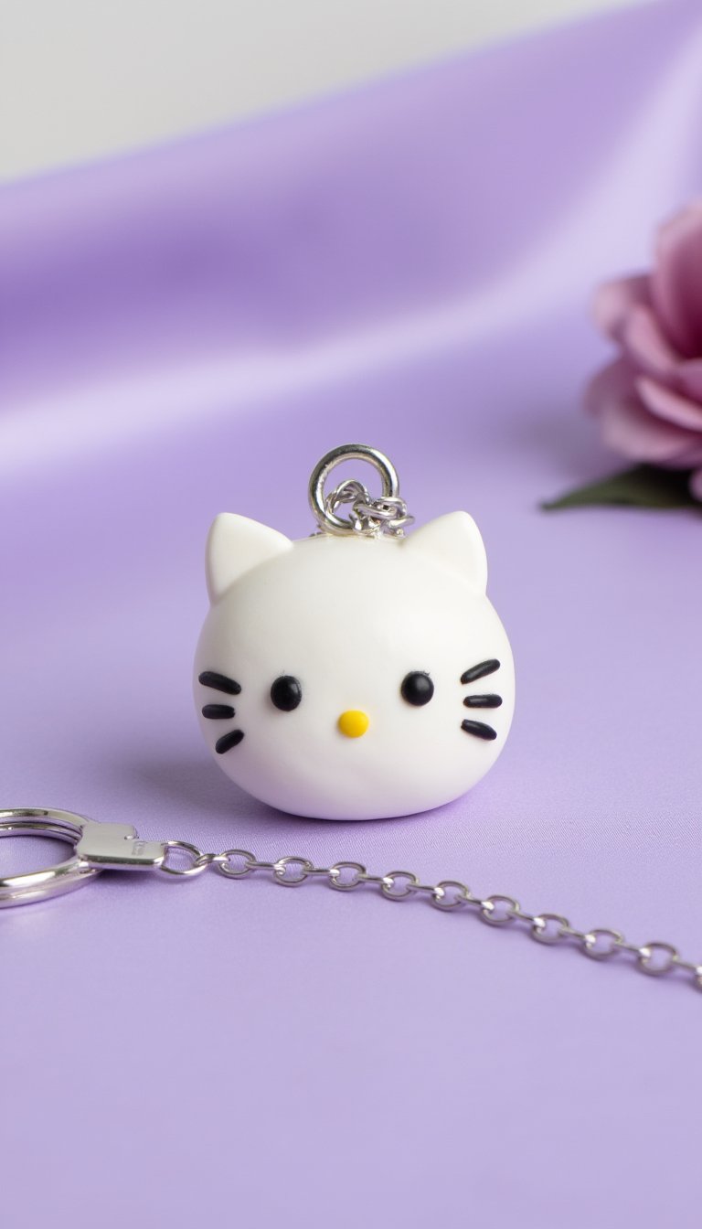 2. Hello Kitty Keychain Charm