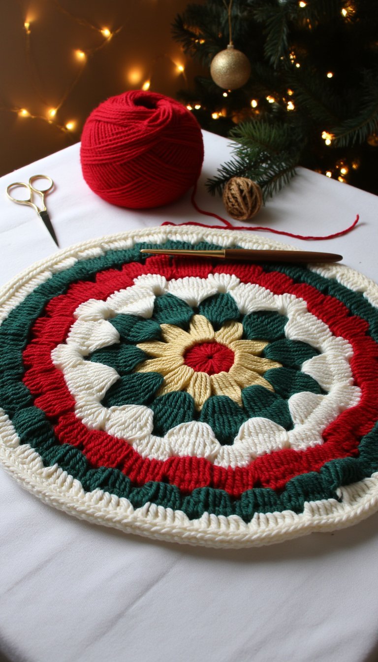 12. Ridiculously Simple Tree Skirt
