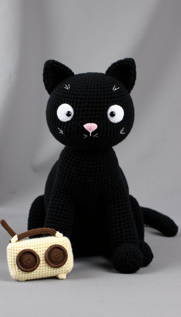 15. Jiji the Black Cat Amigurumi