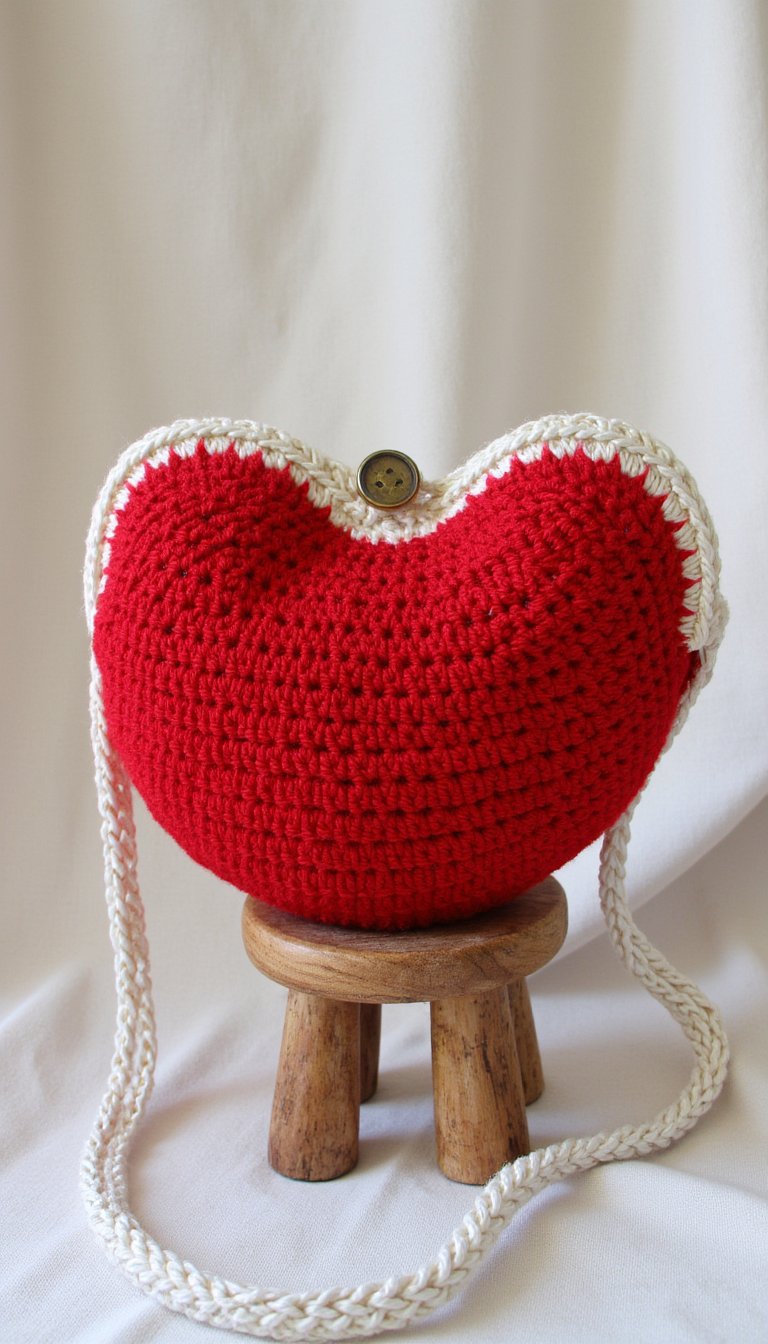 13. Sweetheart Heart-Shaped Purse
