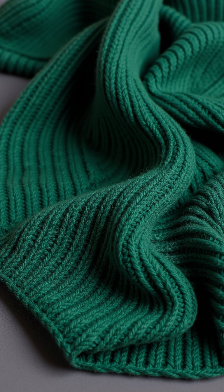 7. The Brioche-Inspired Ribbed Scarf