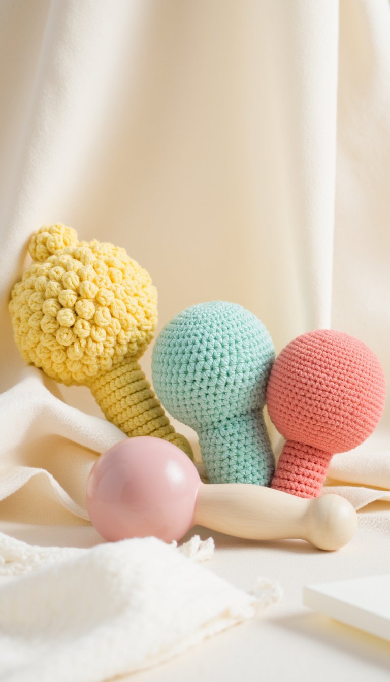 16. Sensory Baby Rattles and Teethers