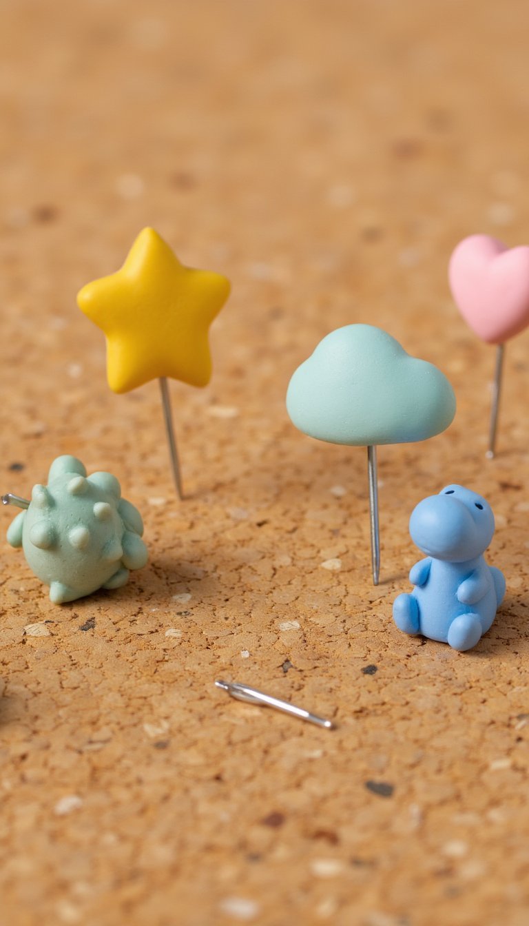 13. A Set of Unique Push Pins or Thumbtacks