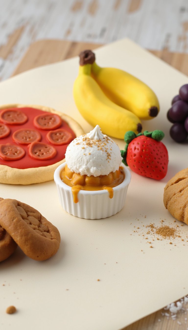 17. Miniature Food for Play Kitchen