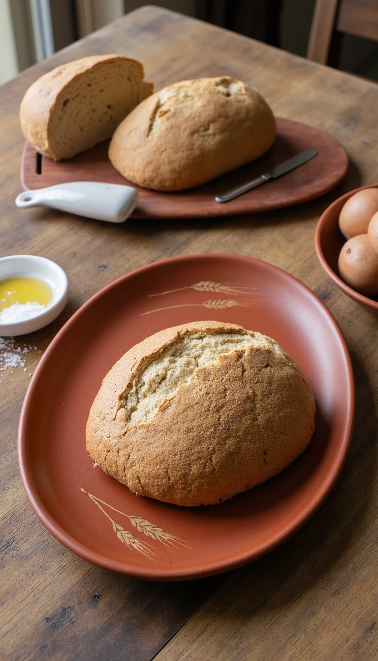 8. Rustic Bread Serving Board