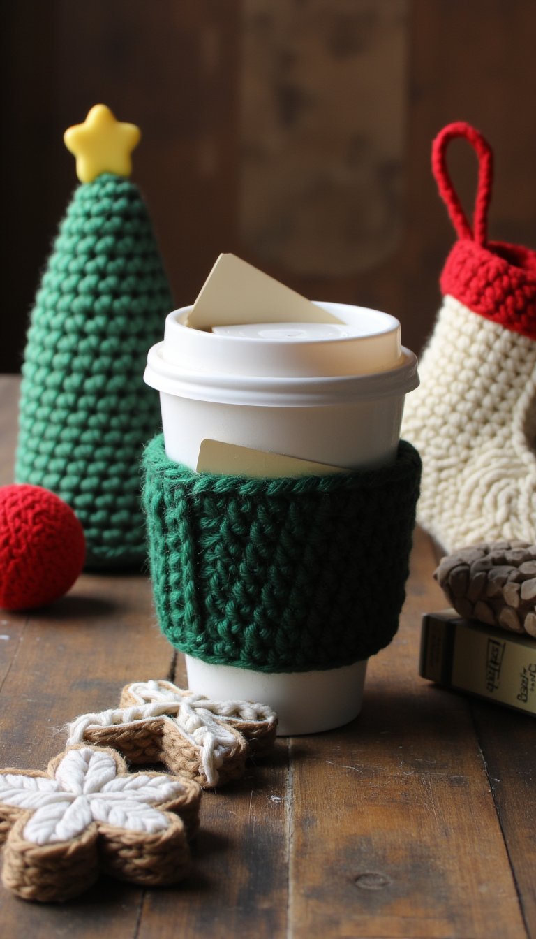 10. Coffee Cozy with a Pocket