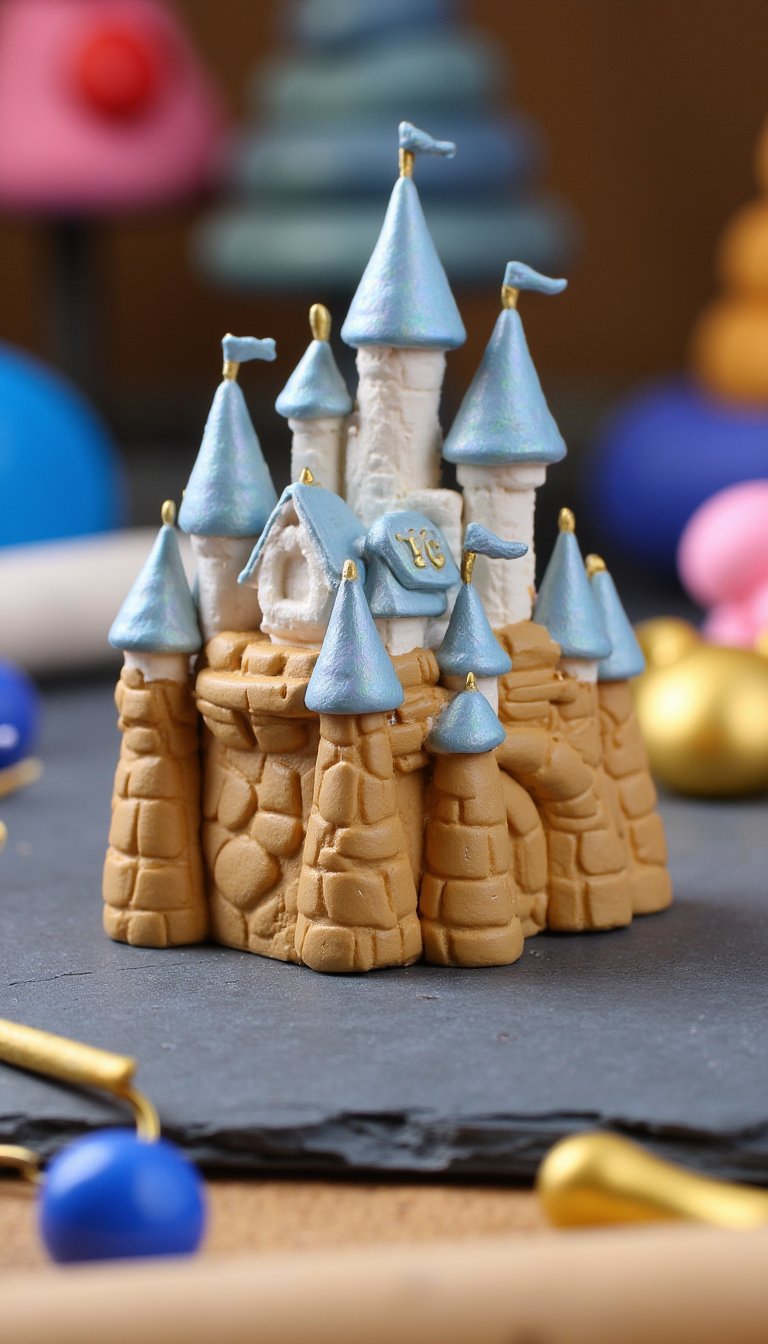 15. Iconic Disneyland Castle Replica