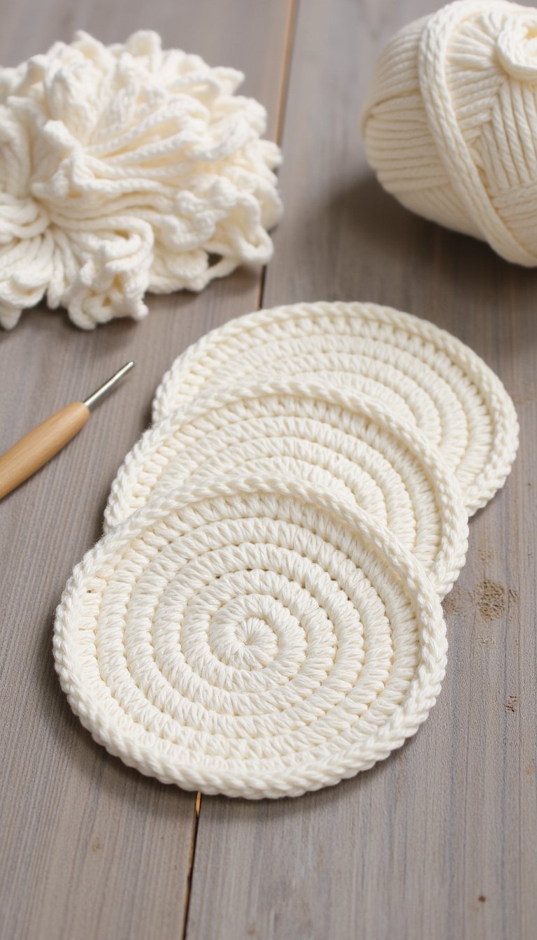 3. No-Fuss Cotton Coasters