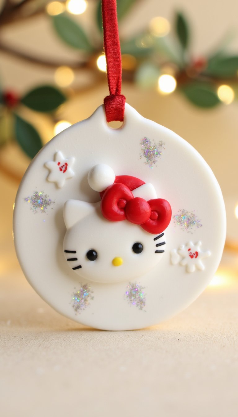 8. Hello Kitty Christmas Ornament