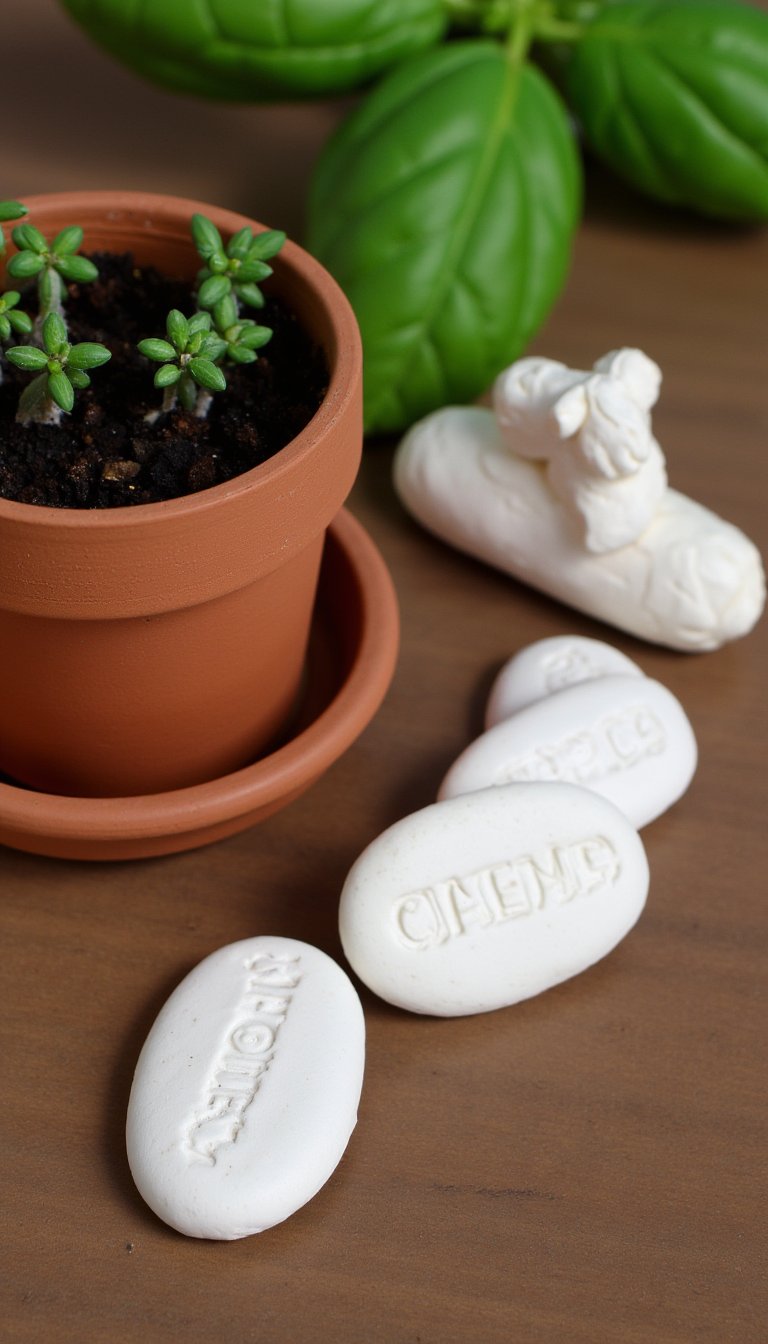 14. Characterful Plant Poke Markers