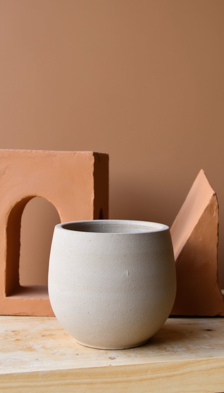 13. "Stoneware" Look Plant Pot