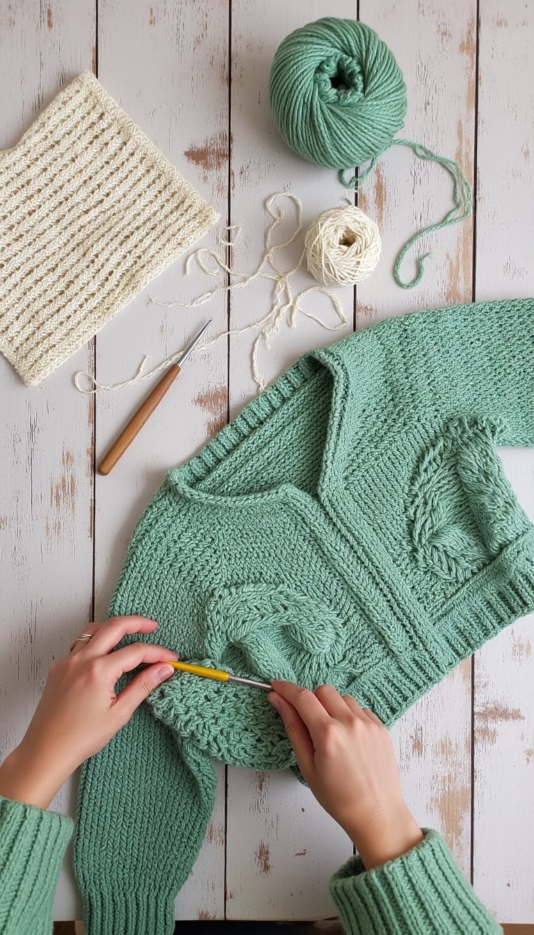 9. No-Sew Crochet Garments