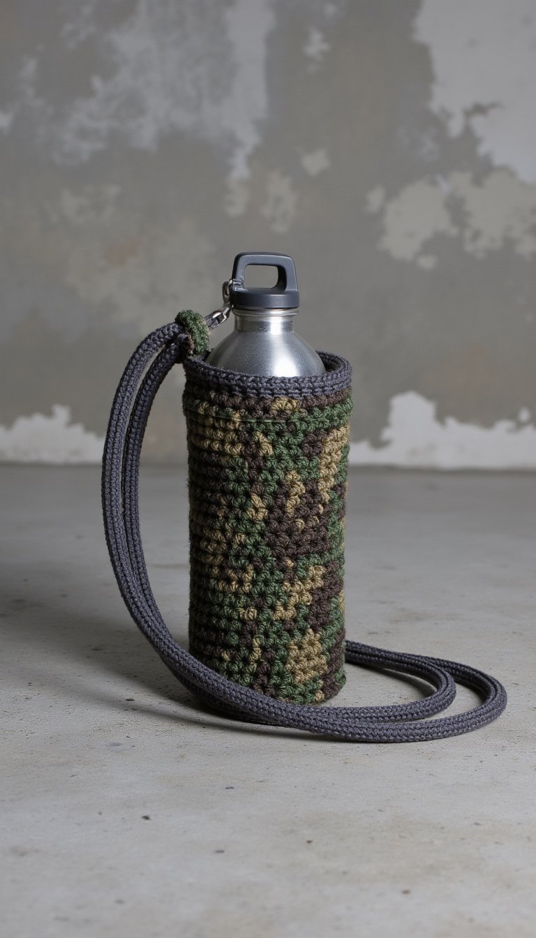 19. The Camouflaged Water Bottle Holder