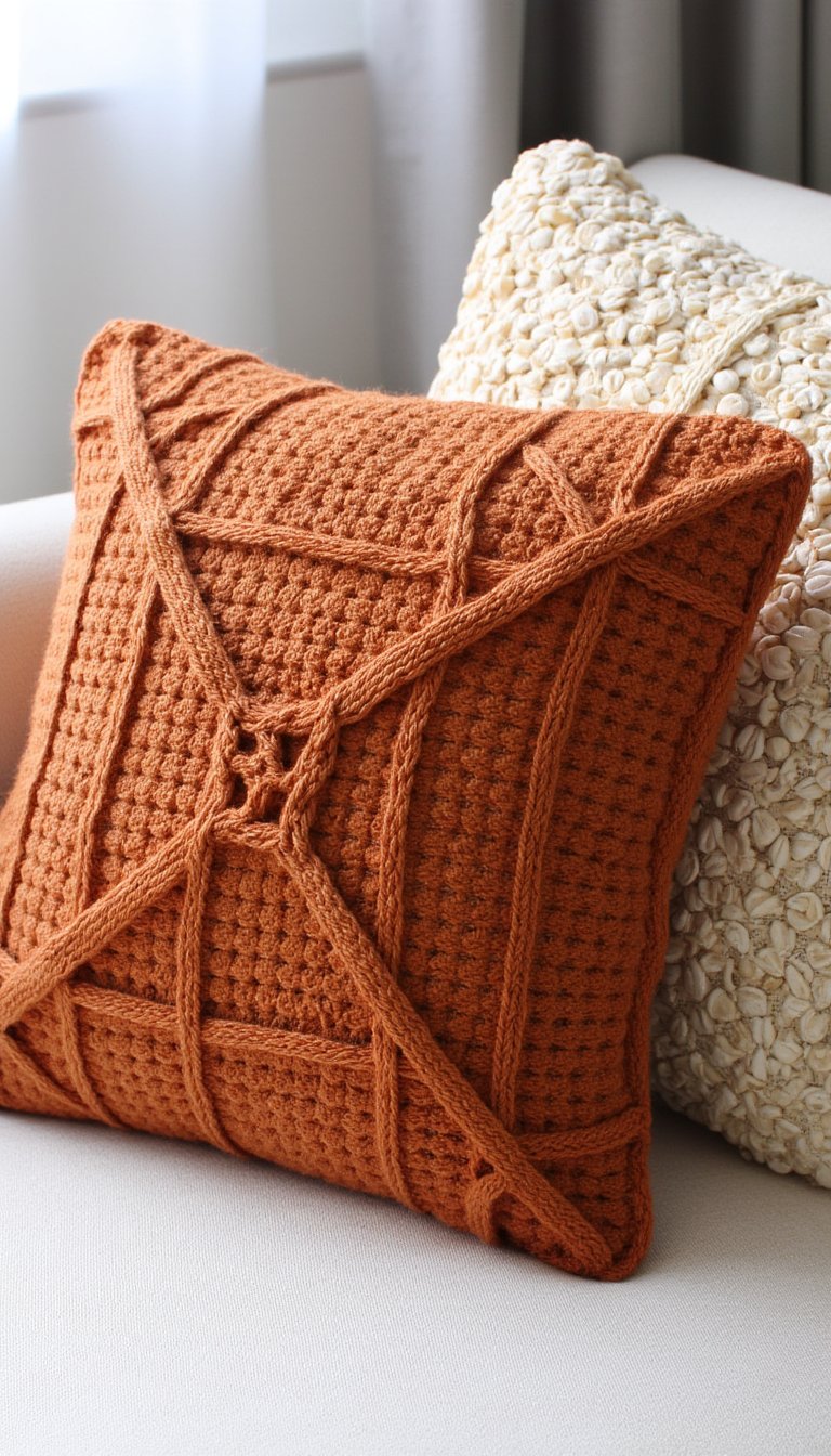 10. Textured Throw Pillow Covers
