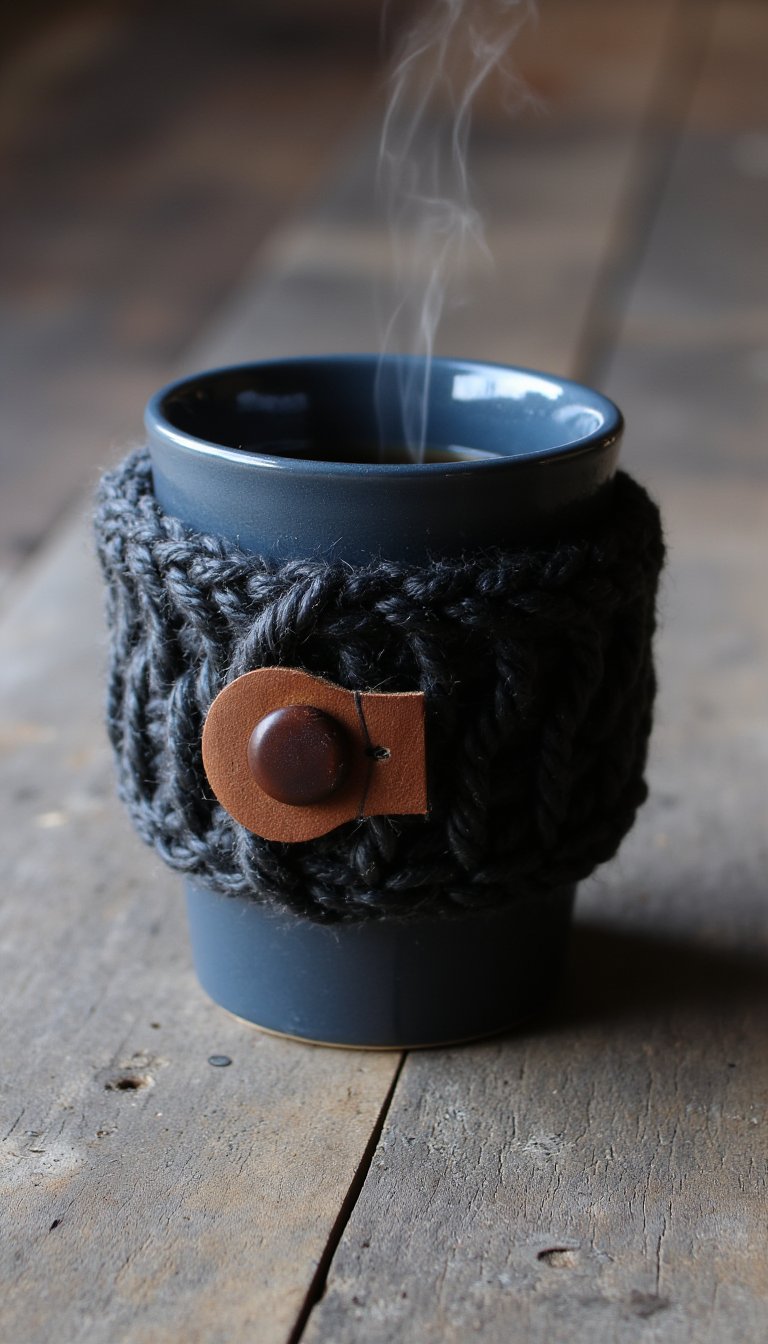 4. A Rugged Coffee Cozy for His To-Go Mug