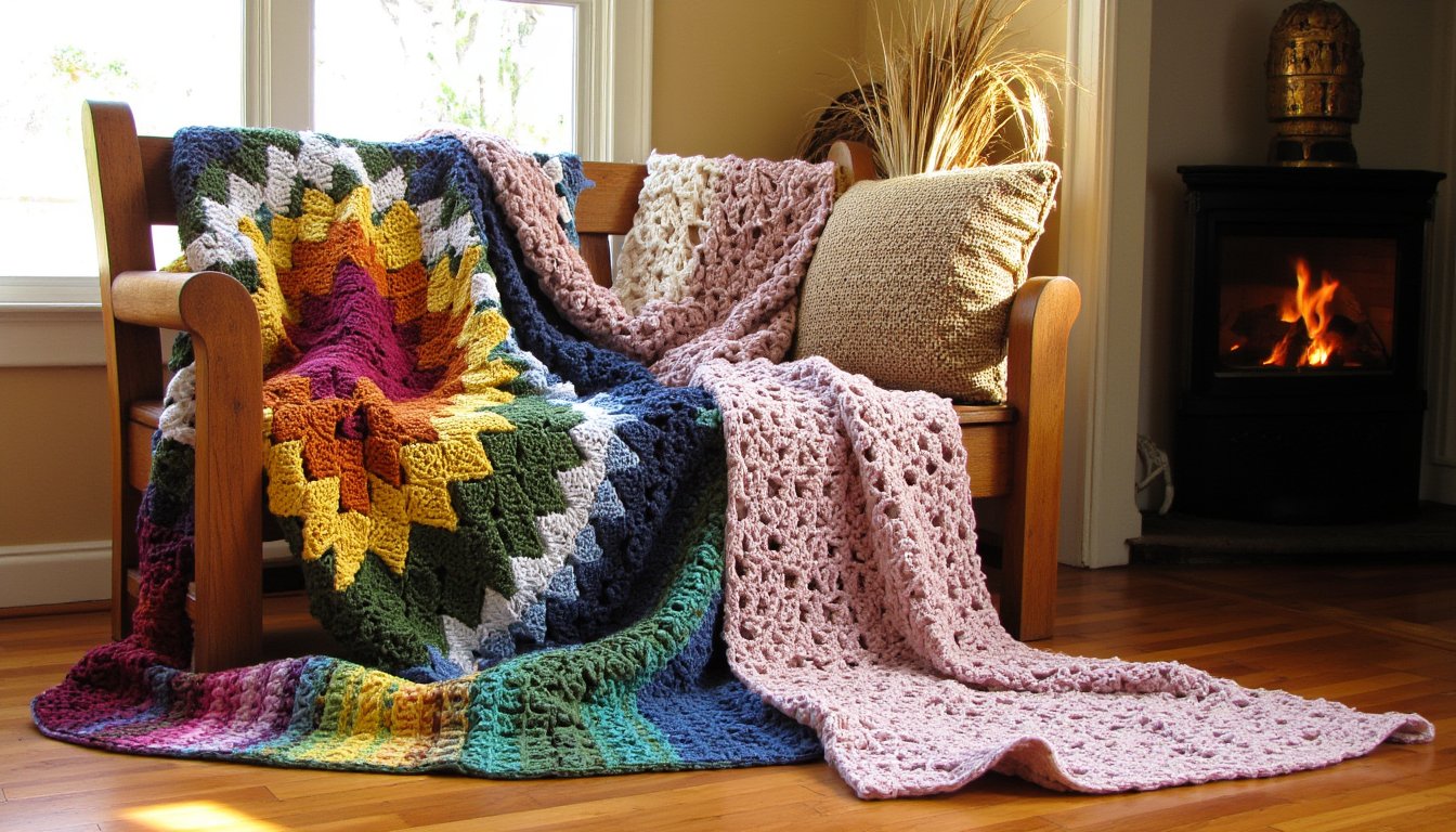 15 Crochet Blanket Ideas: Color Combinations That Will Steal Your Heart ...