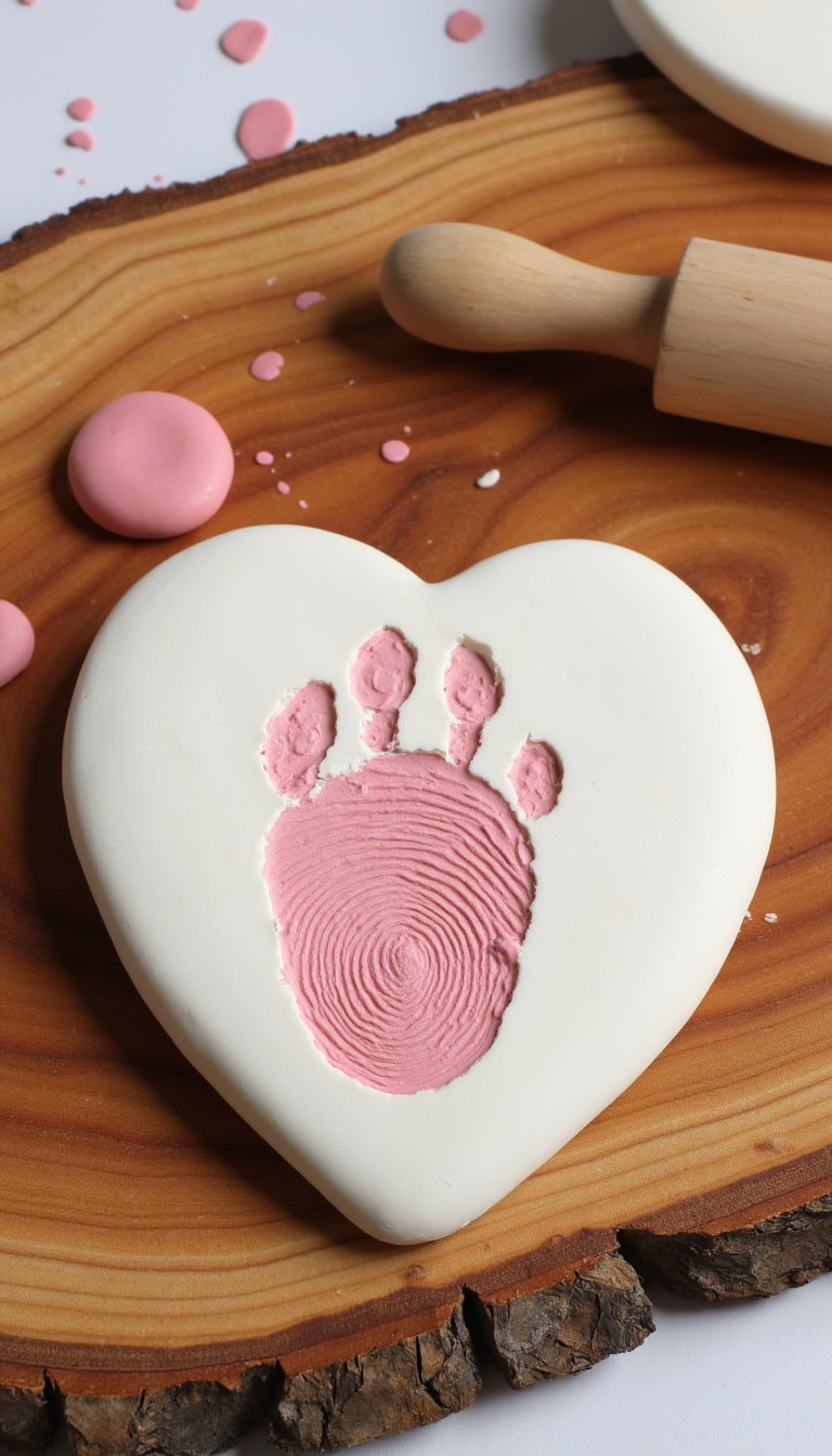 26. Personalized Thumbprint Hearts