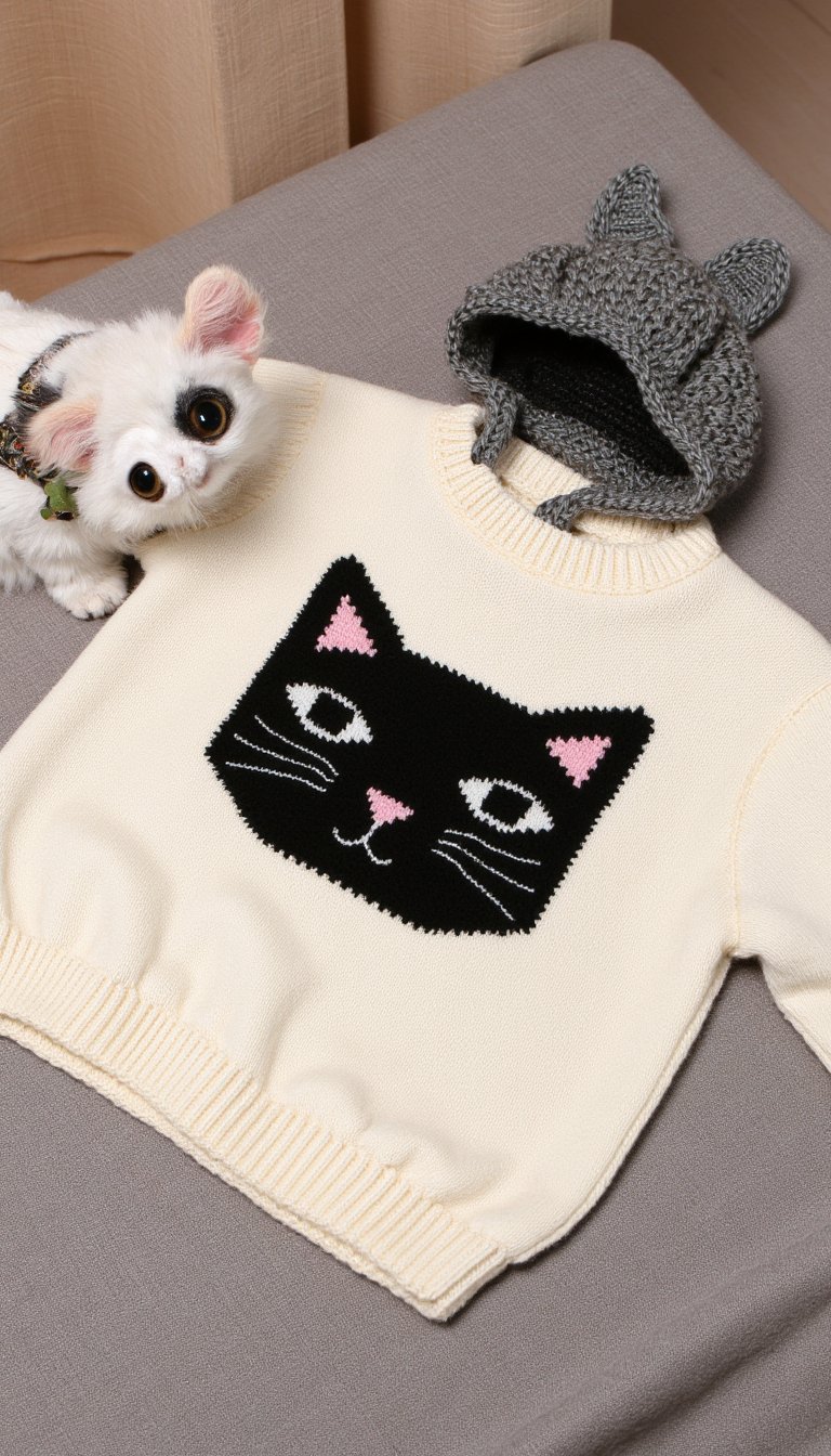 10. Cat Sweater for… You (or Your Dog)