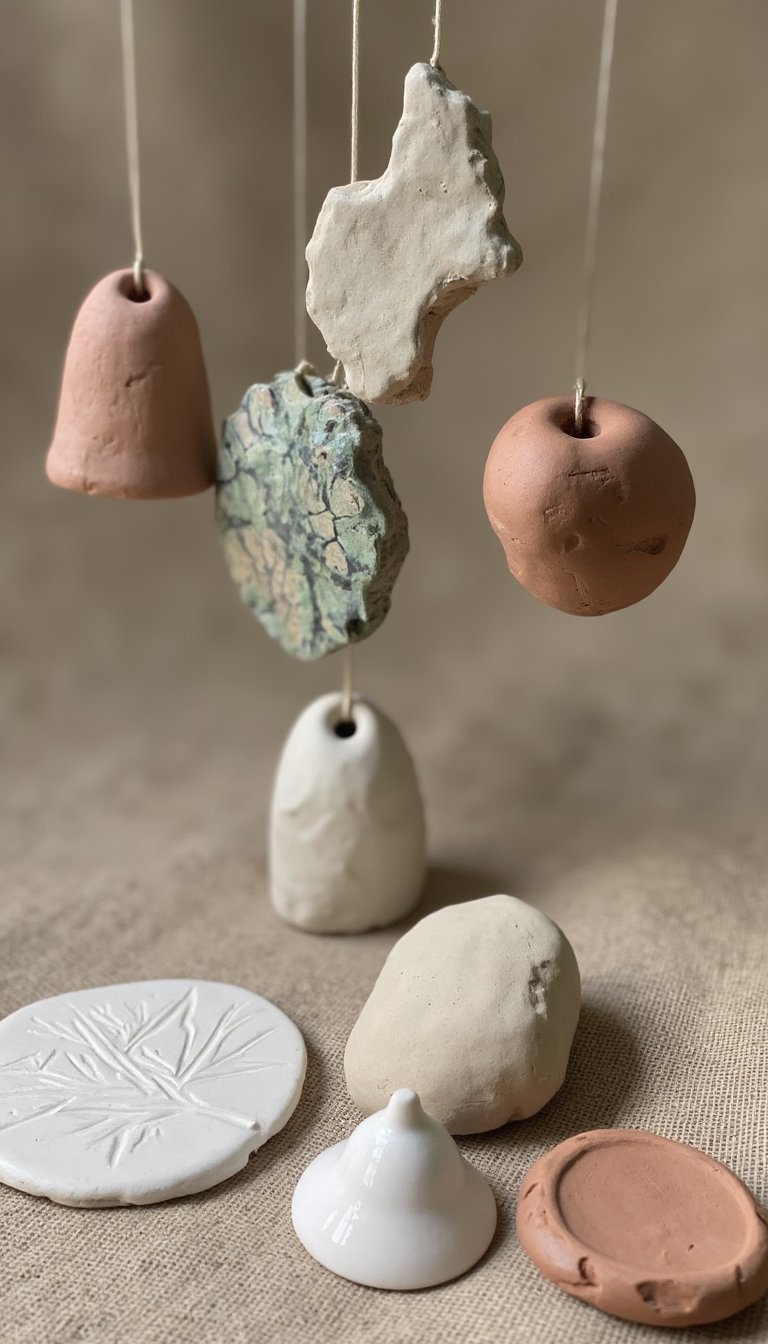 11. Soothing Clay Wind Chimes