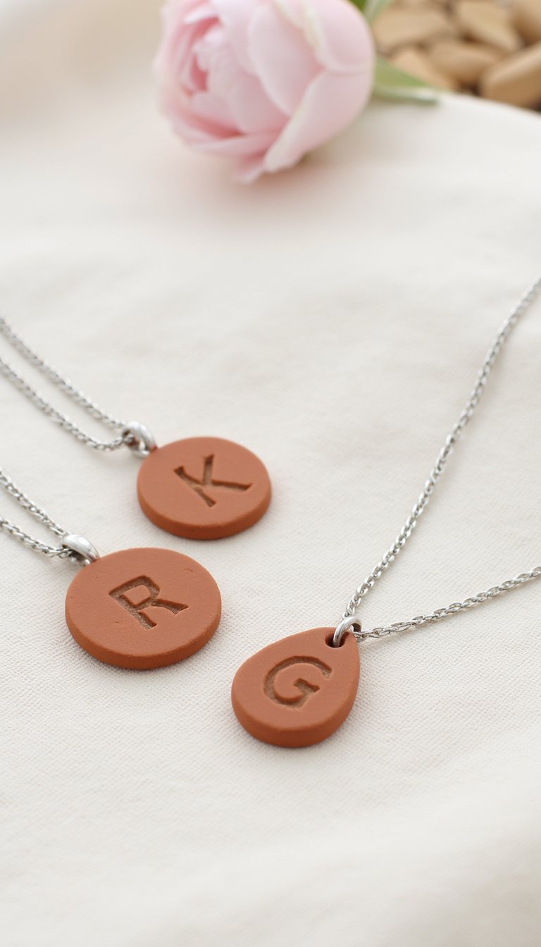 1. Personalized Initial Necklace Pendants