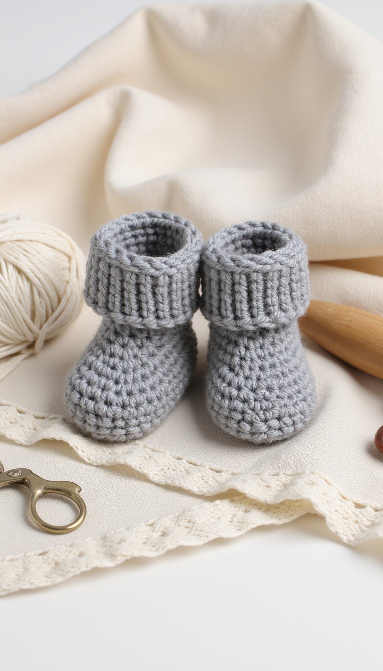 6. Adorable Baby Booties (That Stay On!)