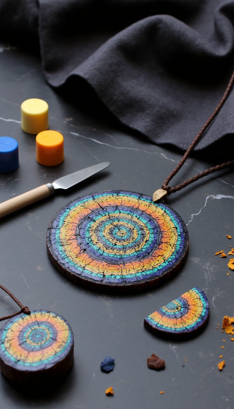 9. Layered Polymer Clay Canes