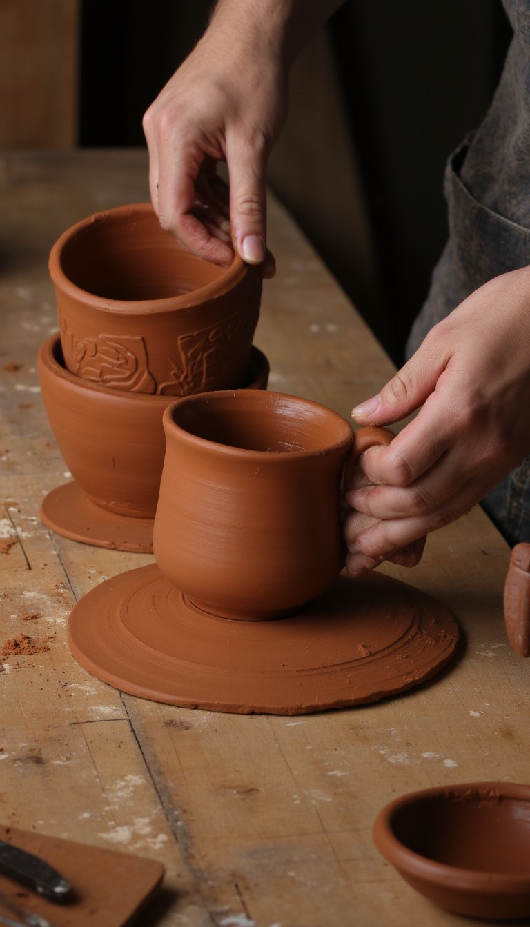 2. Hand-Build Matching Mugs