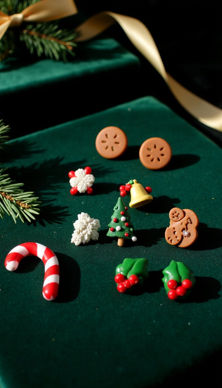 20. Mismatched Holiday Earring Set