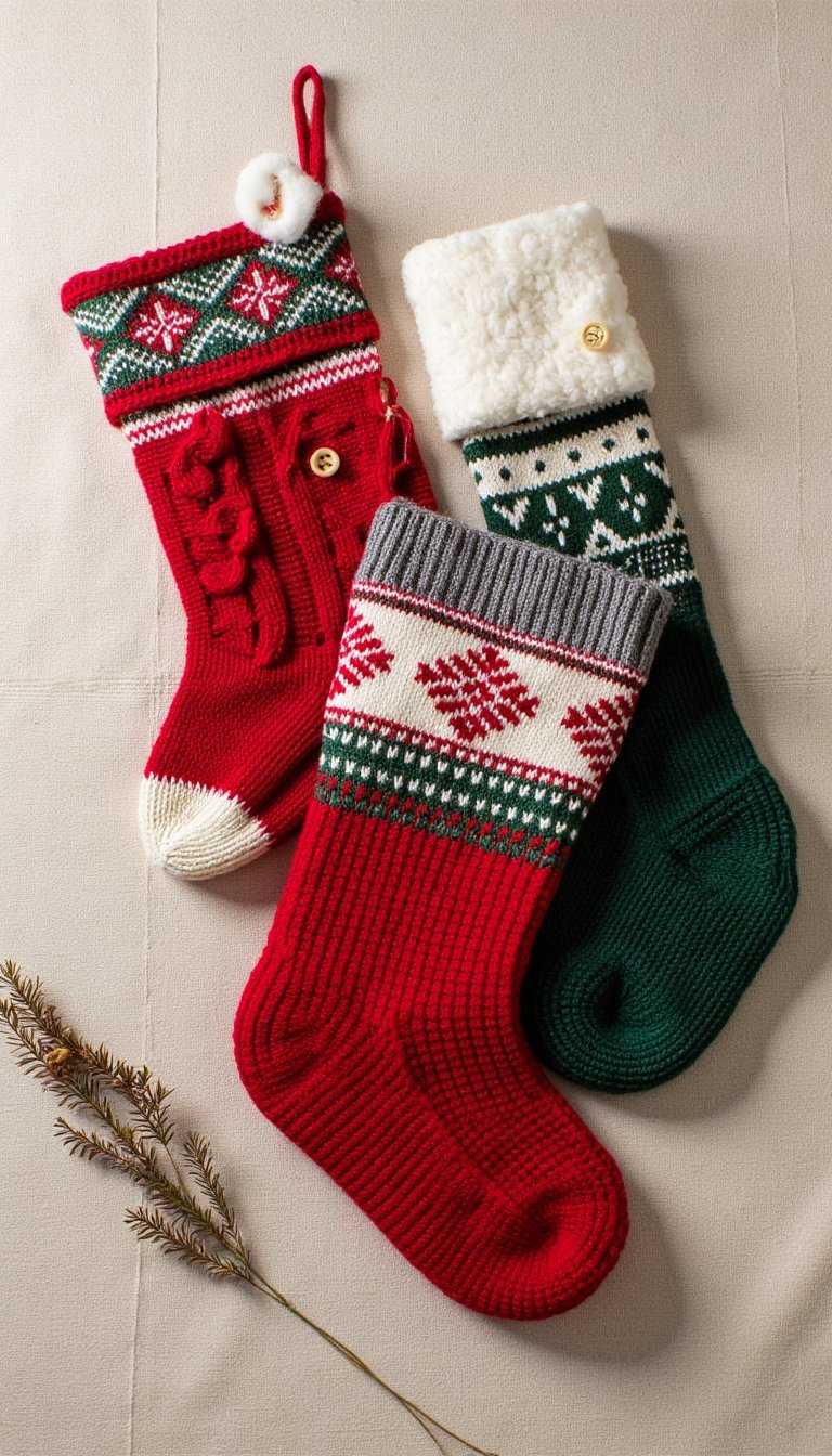 1. Cozy Christmas Stockings