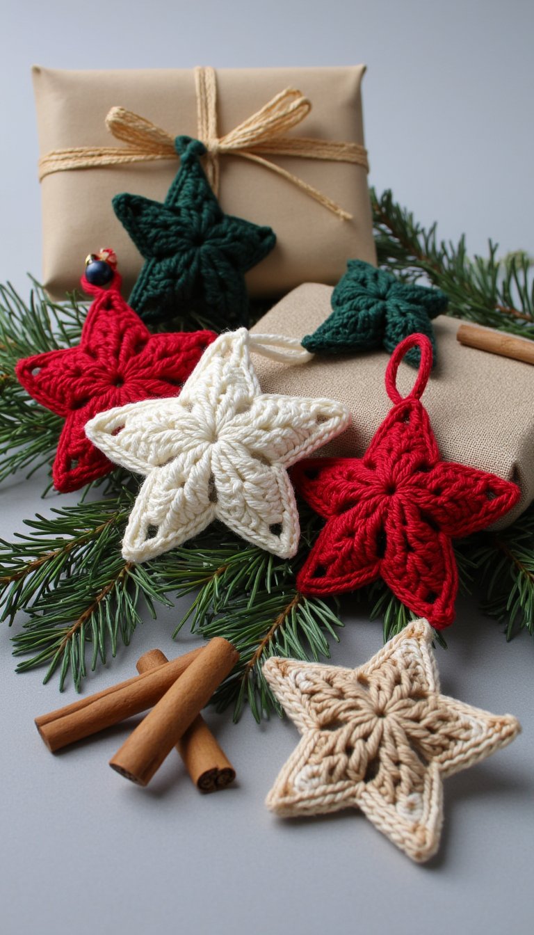 3. Scandinavian Star Ornaments