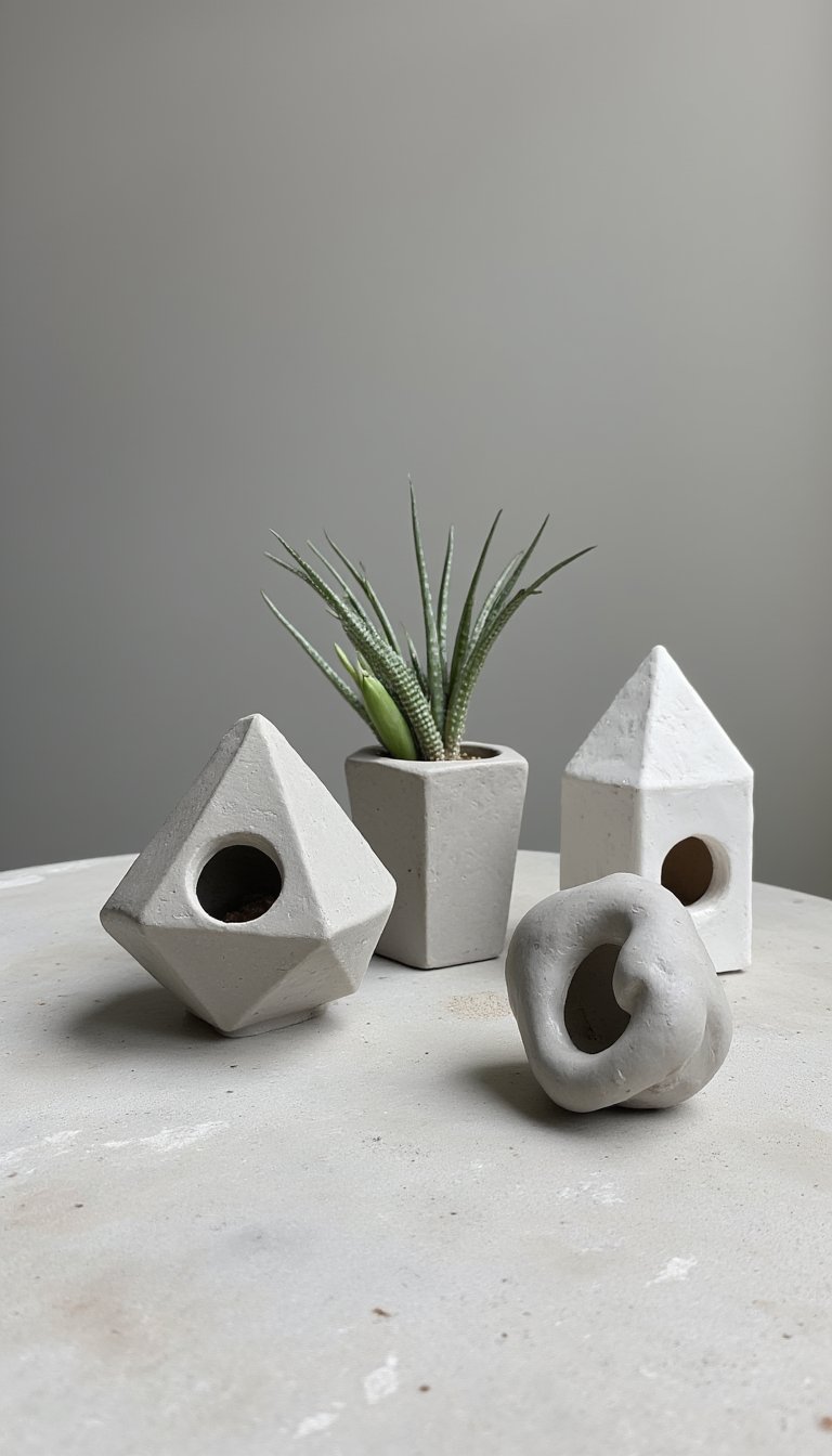 2. Geometric Air Plant Holders
