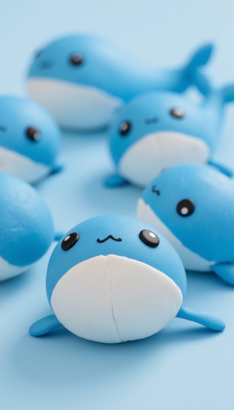 4. A Pod of Baby Whales