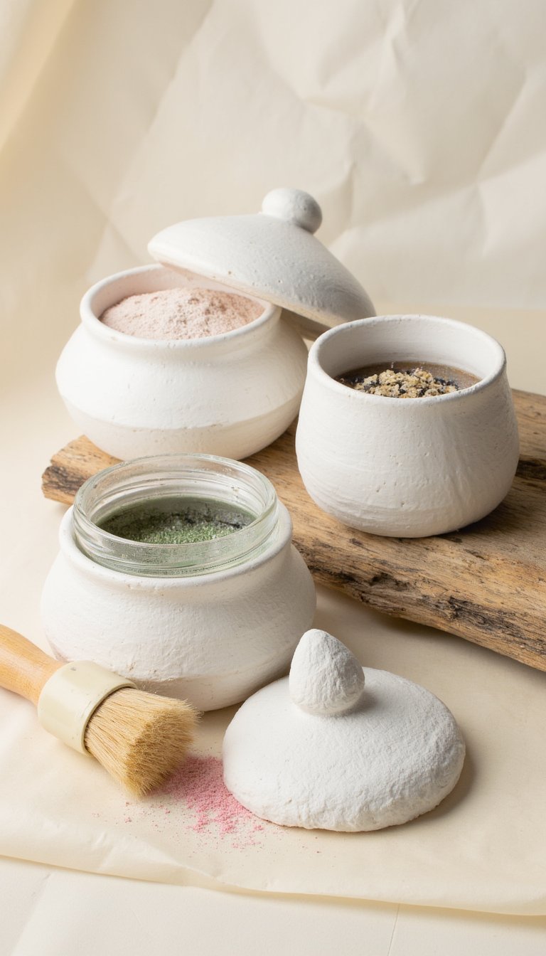 18. A Natural Clay Face Mask Set