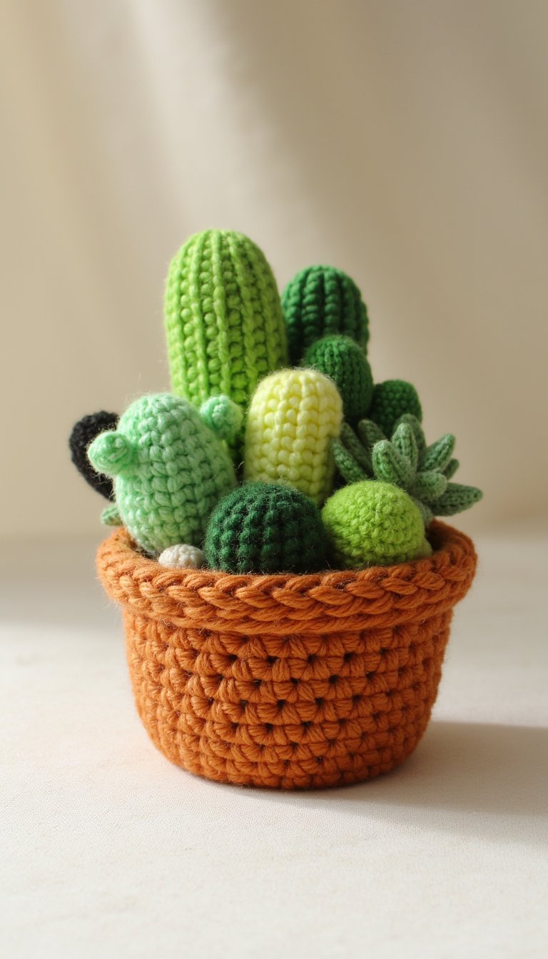 9. A Miniature Succulent Garden