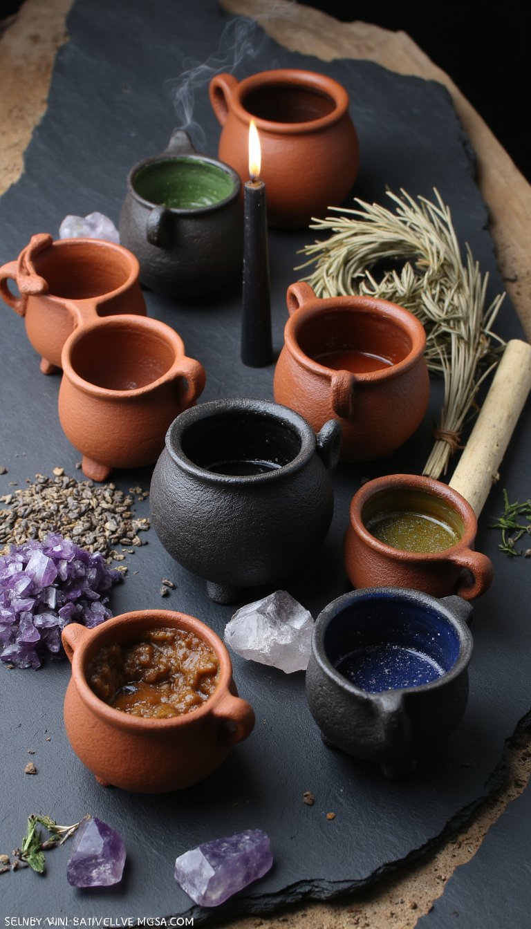 9. Miniature Cauldrons for Spellwork