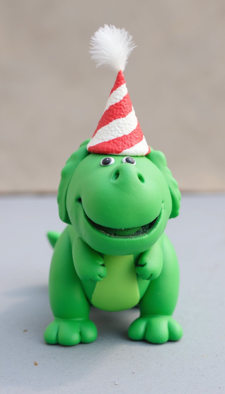 6. Dinosaur Wearing a Party Hat